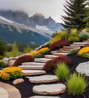 Альпийские горки: Искусство создания природного уголка в вашем саду
