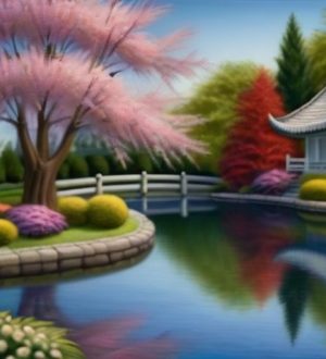 Декоративные деревья для сада с прудом: как создать гармонию и красоту природы