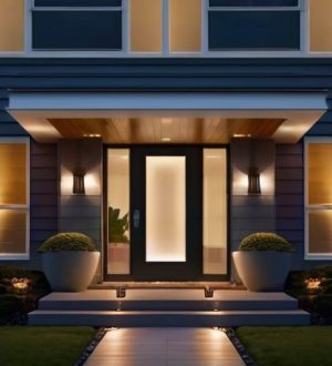 Эффектная подсветка входной группы: как создать безопасный и стильный вход в ваш дом