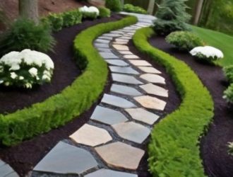 Эстетика и безопасность: как спроектировать садовые дорожки на склонах