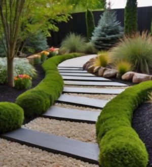 Гравийные горки: Эстетика, Устойчивость и Простота в Ландшафтном Дизайне