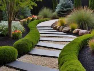 Гравийные горки: Эстетика, Устойчивость и Простота в Ландшафтном Дизайне