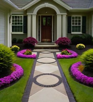 Идеальный передний двор: секреты гармоничного дизайна и ухода за парадной зоной сада