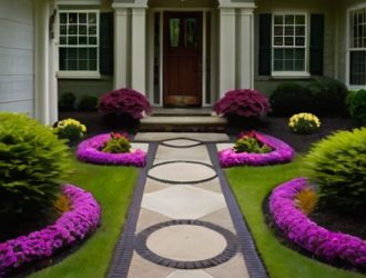 Идеальный передний двор: секреты гармоничного дизайна и ухода за парадной зоной сада