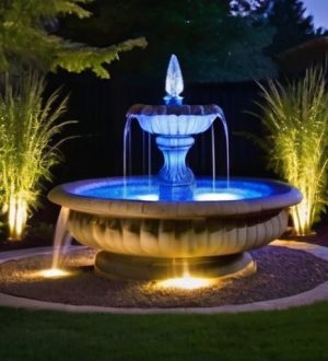 Искусство света: как подсветка фонтанов преобразует водные пространства