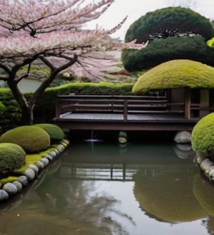 Японские клумбы: Искусство гармонии в ландшафтном дизайне