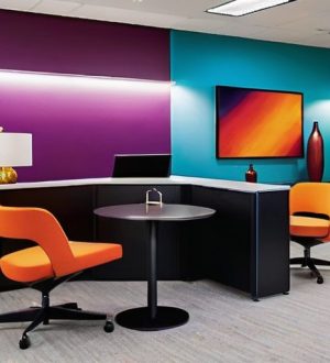 Яркие акценты в офисе: как цвет влияет на продуктивность и атмосферу работы