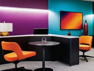 Яркие акценты в офисе: как цвет влияет на продуктивность и атмосферу работы