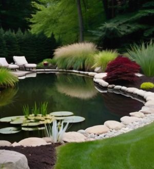 Как создать идеальный газон и водоём на своём участке: от планировки до ухода