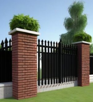 Кирпичные столбы для заборов: долговечность, стиль и безопасность вашего участка