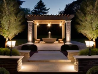 Классический стиль в ландшафтном дизайне: искусство подсветки для создания гармонии и уюта