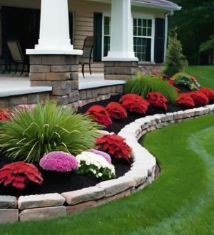 Клумбы-острова: как создать уникальный акцент в вашем саду