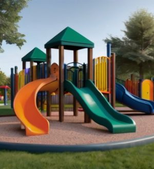 Комбинированные материалы: Будущее строительства детских и спортивных площадок