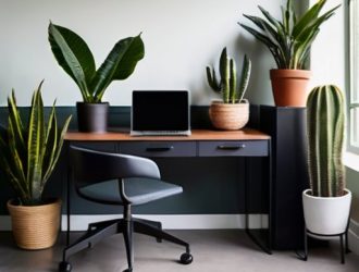 Комнатные растения в офисе: Как зелень повышает продуктивность и создает уют