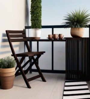 Компактная мебель для балконов и патио: как создать уютное пространство на небольших площадях