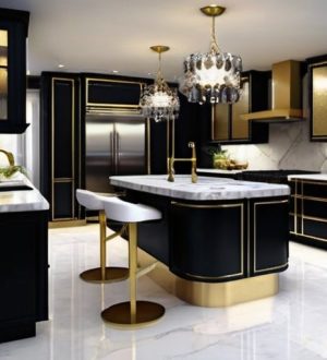 Кухня в стиле ар-деко: Роскошь и Элегантность в Современном Интерьере