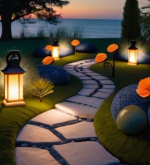 Низкая световая подсветка: как создать романтическую атмосферу на садовых дорожках