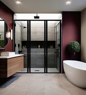 Перегородки в ванной: Как выбрать, установить и ухаживать за ними?
