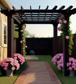Плетистые розы: создание волшебства в вашем саду с помощью арок и пергол