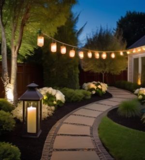 Подвесные фонари: Искусство освещения и оформления вашего сада