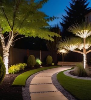 Правильное освещение сада: ключ к безопасности и комфорту в темное время суток