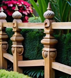 Резные заборы: Искусство и Традиция в Современном Ландшафтном Дизайне