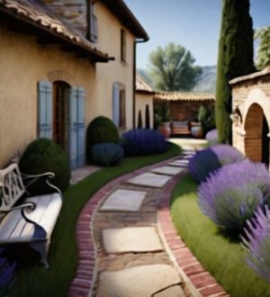 Сад в стиле прованс: Искусство создания гармоничных дорожек и площадок