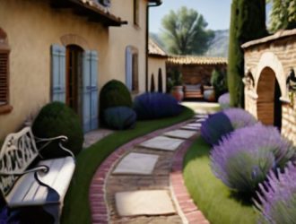 Сад в стиле прованс: Искусство создания гармоничных дорожек и площадок