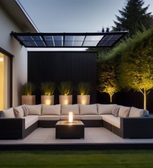 Садовая мебель с подсветкой: как создать уют и стиль на вашем участке