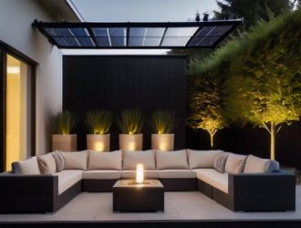 Садовая мебель с подсветкой: как создать уют и стиль на вашем участке