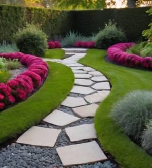 Садовые дорожки для больших садов: искусство планирования и дизайна для гармонии с природой