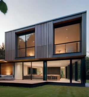 Современный дом: Экологичность, технологии и индивидуальность в гармонии с природой
