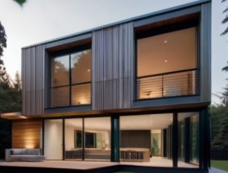 Современный дом: Экологичность, технологии и индивидуальность в гармонии с природой