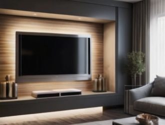 Создание идеальной декоративной ниши под телевизор: от планирования до ухода