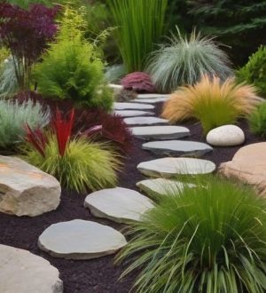 Создание рокария: Как многолетники и травы преображают ландшафт вашего сада