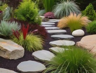 Создание рокария: Как многолетники и травы преображают ландшафт вашего сада