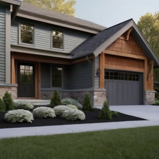 Жилой дом с эстетичным сайдингом, скрывающим газопровод, с элементами безопасности.