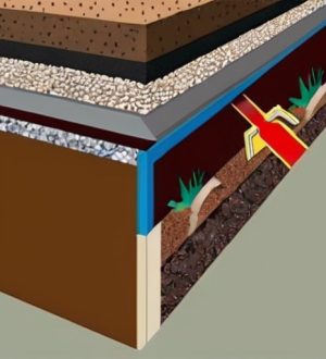 Эффективная дренажная система: Правильная установка труб и роль геотекстиля в её долговечности