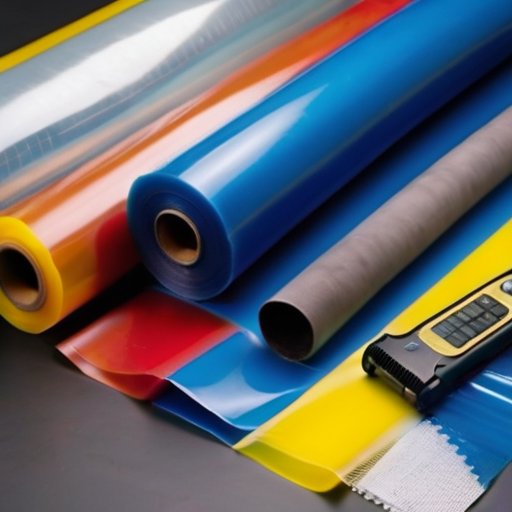 Организованный стол для работы с материалами пароизоляции.