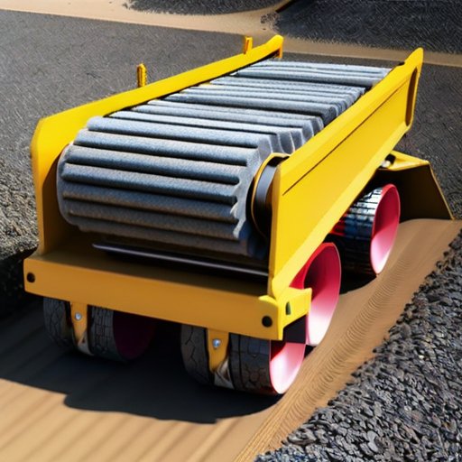 Строительная площадка с различными катками для уплотнения гравия, демонстрирующая технологии уплотнения.