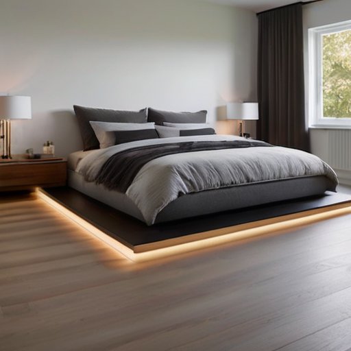 Современный интерьер дома с минималистичной системой индукционного отопления, стильной мебелью и экологичными материалами.