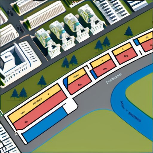 Подробная карта кадастрового квартала с границами, земельными участками, дорогами и достопримечательностями.