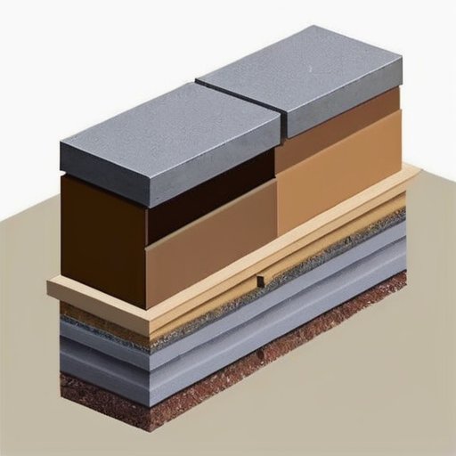 Срез трех типов фундаментов для одноэтажного дома: ленточный, плитный и столбчатый.