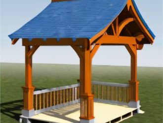 Как создать идеальную деревянную беседку: пошаговое руководство и чертежи для начинающих