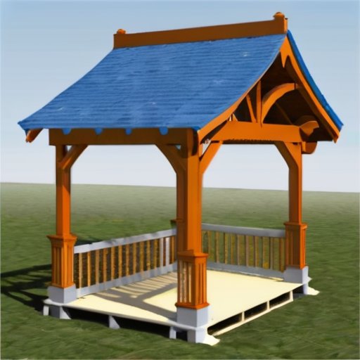 Чертеж деревянной беседки 3x4 метра с размерами и аннотациями материалов.