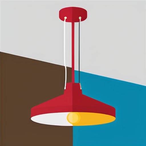 Современная светодиодная люстра в светлом помещении с инструментами и контрольным списком для диагностики.