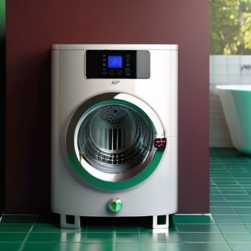 Современный газовый водонагреватель в уютной домашней обстановке с элементами безопасности и энергосбережения.