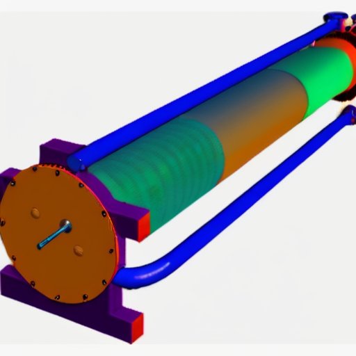 Срез трубопроводной системы с параметрами: диаметр, материалы, манометры, скорость потока и индикаторы трения.