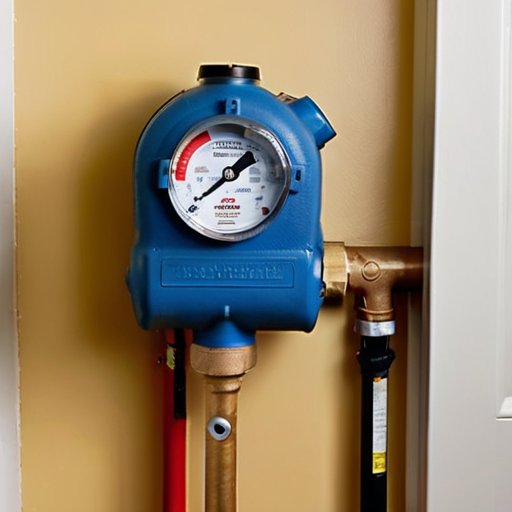 Перемещение газового счетчика с соблюдением правил безопасности и аккуратностью.