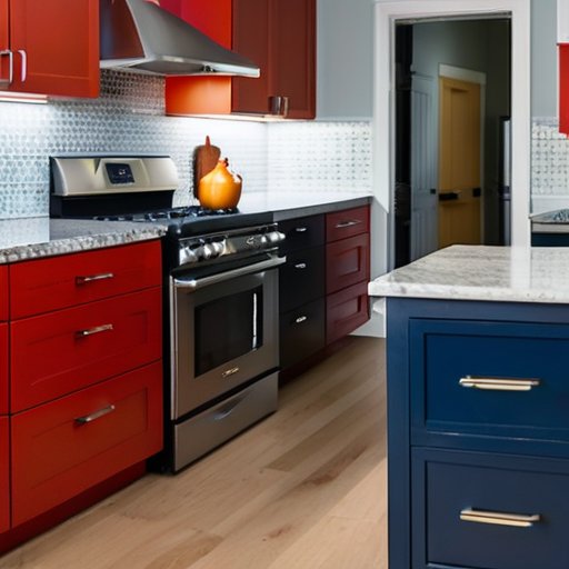 Современная кухня с безопасно встроенной газовой трубой и современными приборами.